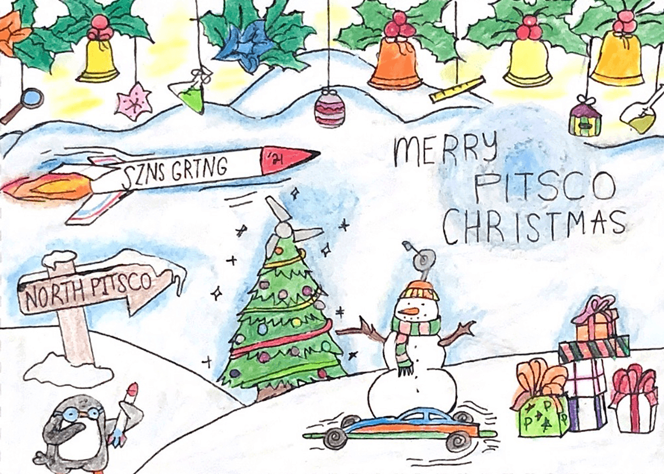 2021 Christmas Card Contest Winners