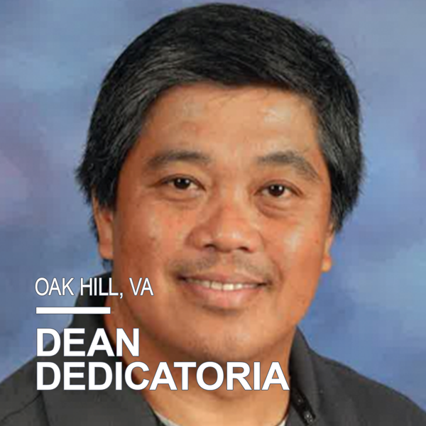 Dean Dedicatoria is a STEM teacher at Accomack County School District in Oak Hall, VA. He coaches the FIRST® Lego League Robotics, SEAPerch, and Aerial Drone Challenge teams. A former Navy Surface Warfare Officer, Dean strives to engage students’ interest in Robotics, Aerospace, and Engineering. He enjoys seeing students discover and master new skills, and he is proud of piloting a successful STEM elective program.  He also advises the school’s Dungeons and Dragons club. What Dean enjoys the most about his position is seeing students’ interest in STEM fields ignite!