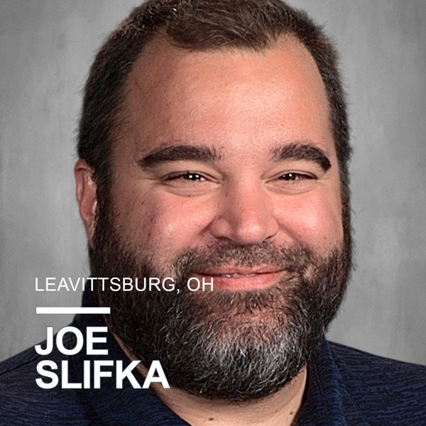 Joe Slifka ends every day excited for what the next day brings. As the physical science and robotics teacher for LaBrae Local School District in Leavittsburg, OH, Joe is passionate about integrating robotics in his daily lessons and helping students become creators through technology. He created an after-school robotics club, was honored as a 2011 Siemens STEM Institute Fellow, and was a state-level finalist for the Presidential Award for Excellence in Math and Science Teaching. Joe is in his 16th year of teaching and loves the freedom he experiences teaching everything from robotics to 3-D printing.